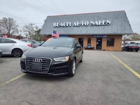 2016 Audi A3 for sale at Beach Auto Sales in Virginia Beach VA