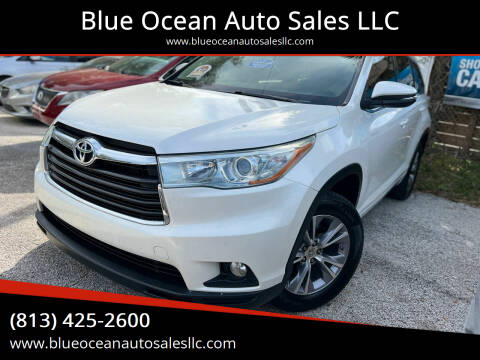 2015 Toyota Highlander for sale at Blue Ocean Auto Sales LLC in Tampa FL