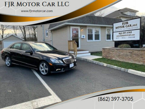 2010 Mercedes-Benz E-Class for sale at FJR Motor Car LLC in Mine Hill NJ