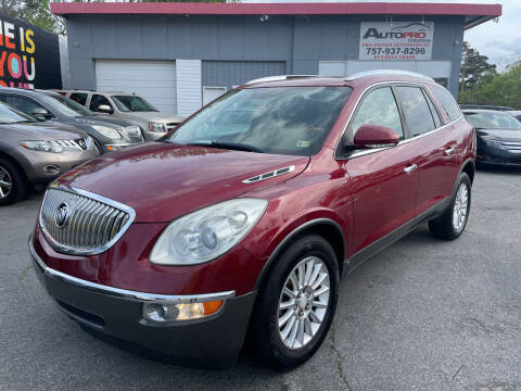 2009 Buick Enclave for sale at AutoPro Virginia LLC in Virginia Beach VA