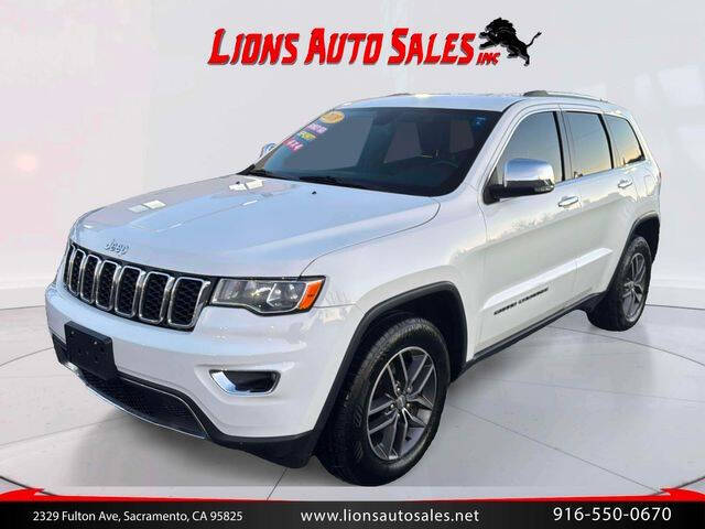 2018 Jeep Grand Cherokee for sale at LIONS AUTO SALES in Sacramento CA