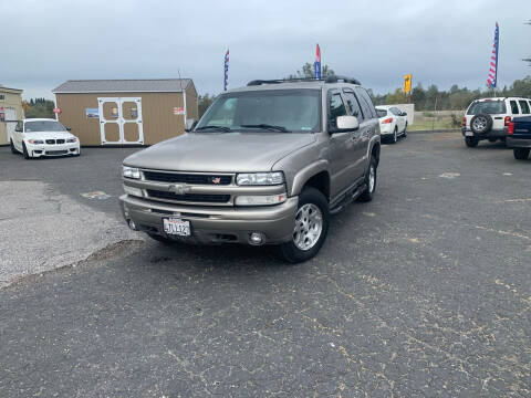 2001 Chevrolet Tahoe for sale at BELLA MOTORS INC in Auburn CA