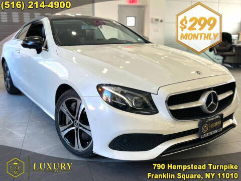 2018 Mercedes-Benz E-Class for sale at LUXURY MOTOR CLUB in Franklin Square NY