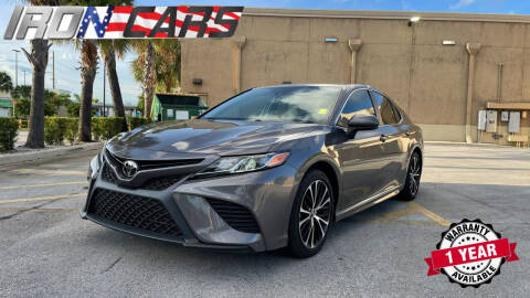 2019 Toyota Camry for sale at IRON CARS in Hollywood FL