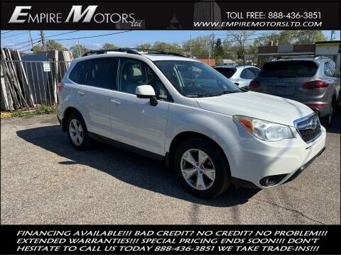 2014 Subaru Forester for sale at Empire Motors LTD in Cleveland OH