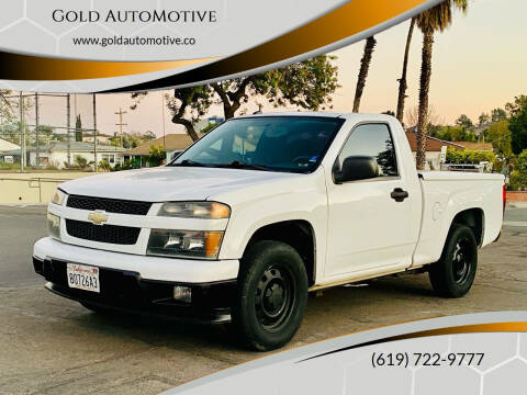 2010 Chevrolet Colorado for sale at Gold AutoMotive in San Diego CA