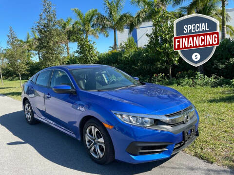 2018 Honda Civic for sale at D & P OF MIAMI CORP in Miami FL