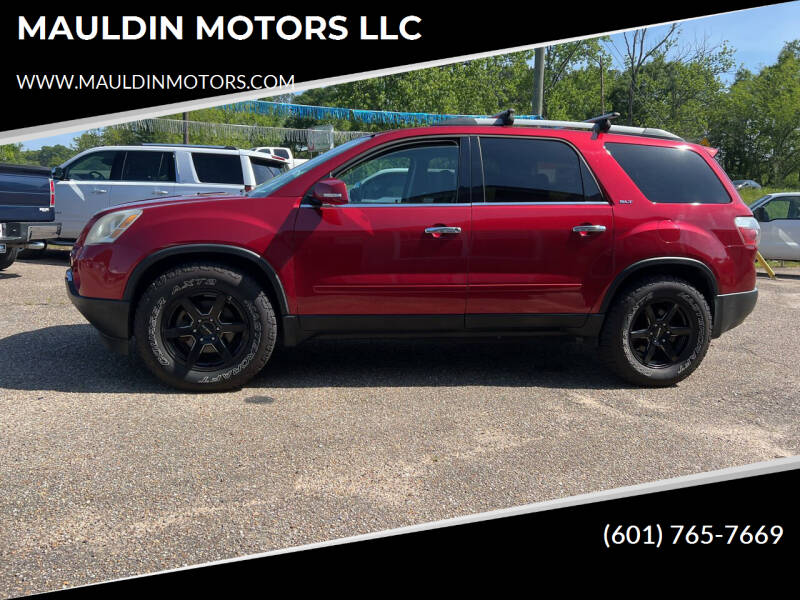 2012 GMC Acadia for sale at MAULDIN MOTORS LLC in Sumrall MS