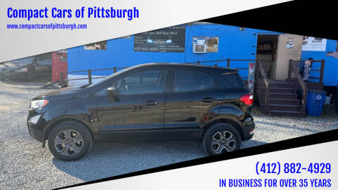 2018 Ford EcoSport for sale at Compact Cars of Pittsburgh in Pittsburgh PA