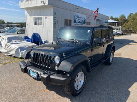 2017 Jeep Wrangler Unlimited for sale at Mountain Motors LLC in Spartanburg SC