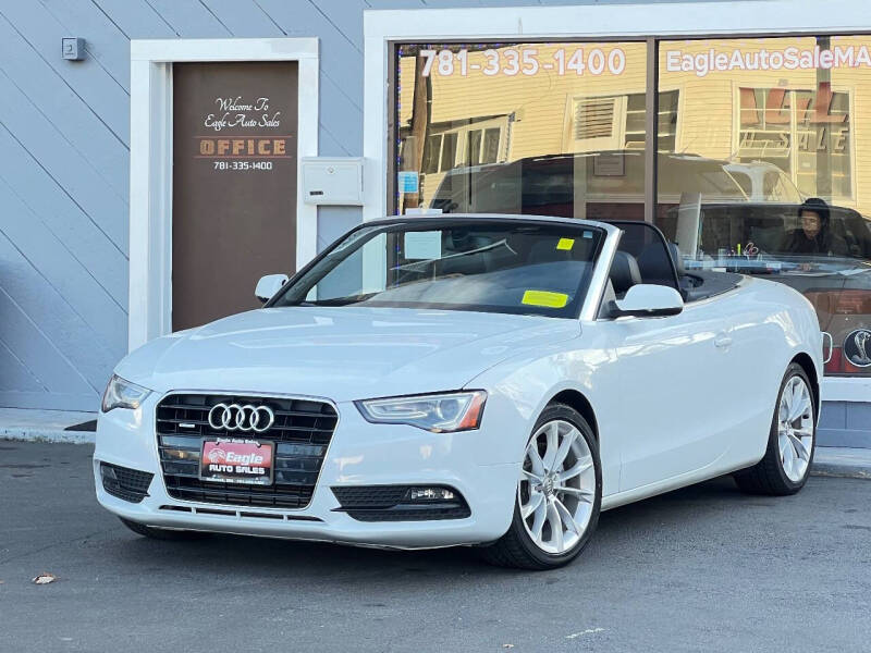 Used 2013 Audi A5 Premium with VIN WAUVFAFH2DN001485 for sale in Holbrook, MA