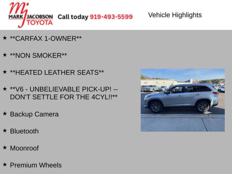 2019 Toyota Highlander XLE