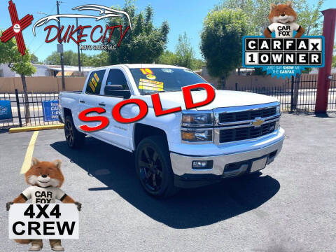 2014 Chevrolet Silverado 1500 for sale at DUKE CITY AUTO SALES in Albuquerque NM