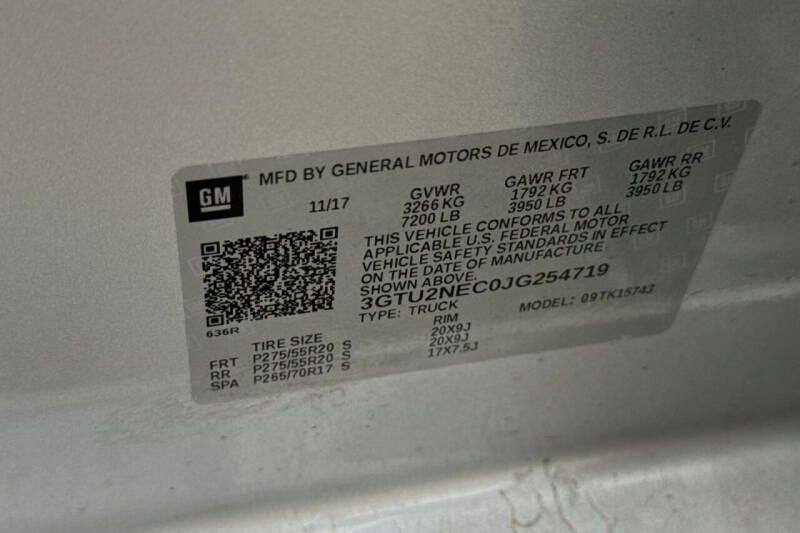 2018 GMC Sierra 1500