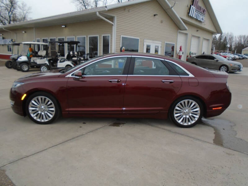 2015 Lincoln MKZ for sale at Milaca Motors in Milaca MN