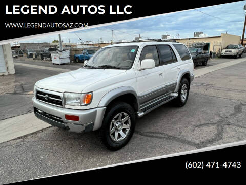 1998 Toyota 4Runner for sale at LEGEND AUTOS LLC in Youngtown AZ