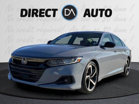 2022 Honda Accord for sale at Direct Auto in Biloxi MS