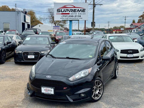 2017 Ford Fiesta for sale at Supreme Auto Sales in Chesapeake VA