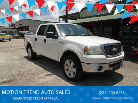 2008 Ford F-150 for sale at MOTION TREND AUTO SALES in Tomball TX