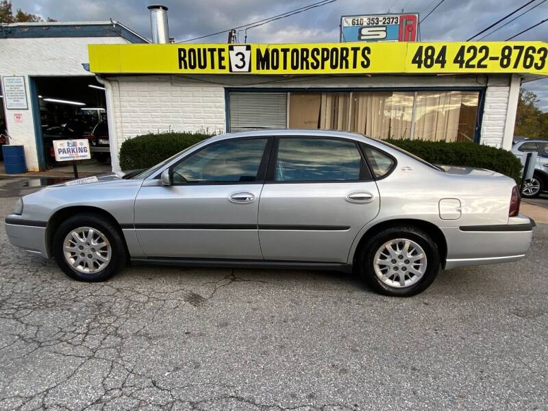2003 Chevrolet Impala for sale at Route 3 Motors in Broomall PA