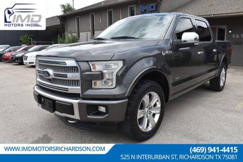 2017 Ford F-150 for sale at IMD Motors in Richardson TX