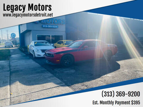 2012 Dodge Challenger for sale at Legacy Motors in Detroit MI