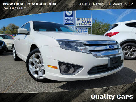 2011 Ford Fusion for sale at Quality Cars in Grants Pass OR