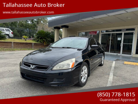 2006 Honda Accord for sale at Tallahassee Auto Broker in Tallahassee FL