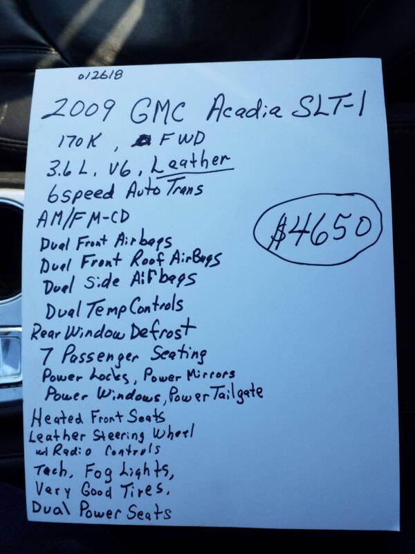 2009 GMC Acadia SLT-1