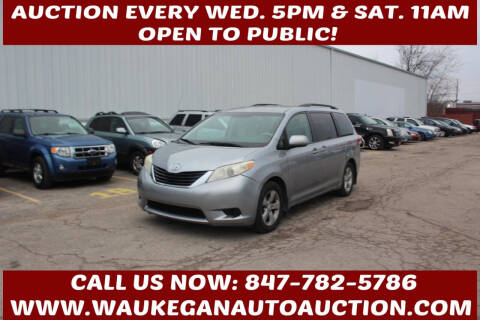 2011 Toyota Sienna for sale at Waukegan Auto Auction in Waukegan IL