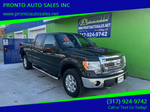 2013 Ford F-150 for sale at PRONTO AUTO SALES INC in Indianapolis IN