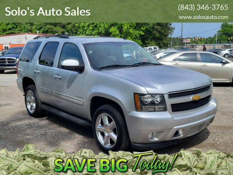 2013 Chevrolet Tahoe for sale at Solo's Auto Sales in Timmonsville SC