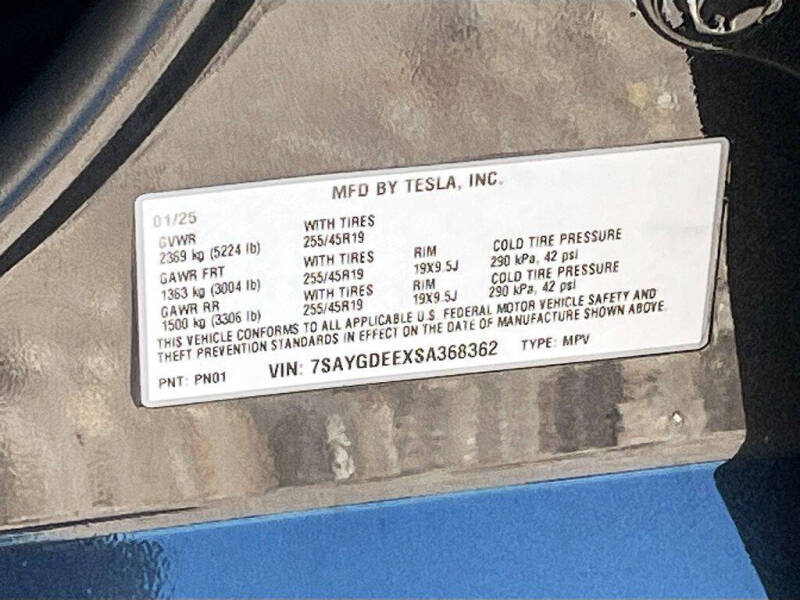 2025 Tesla Model Y Long Range