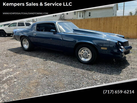1981 Chevrolet Camaro for sale at Kempers Sales & Service LLC in York PA