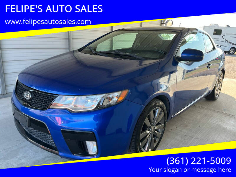 2011 Kia Forte Koup for sale at FELIPE'S AUTO SALES in Bishop TX