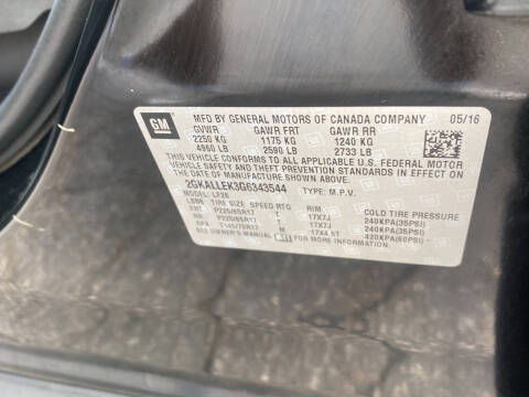 2016 GMC Terrain SL