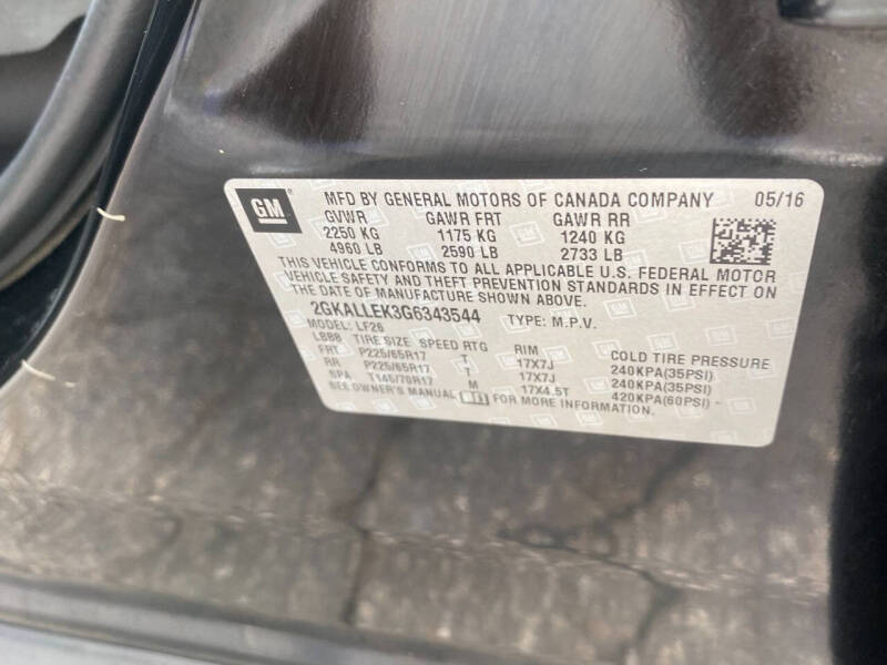 2016 GMC Terrain SL