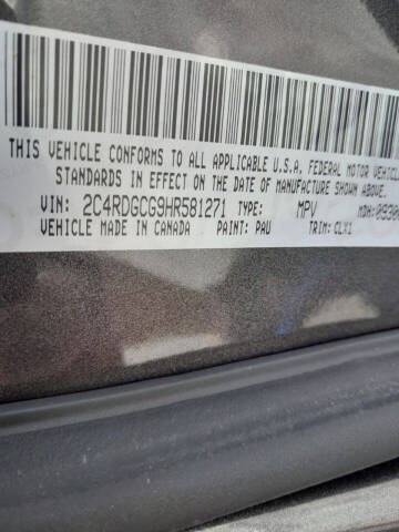 2017 Dodge Grand Caravan SXT