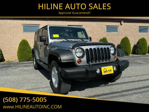 2013 Jeep Wrangler Unlimited for sale at HILINE AUTO SALES in Hyannis MA