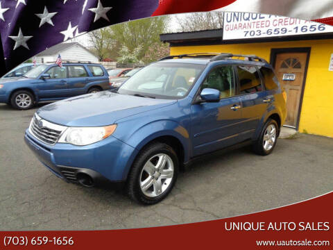 2009 Subaru Forester for sale at Unique Auto Sales in Marshall VA