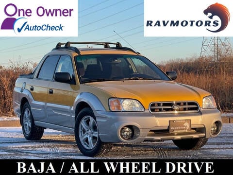 2003 Subaru Baja for sale at RAVMOTORS- Burnsville in Burnsville MN