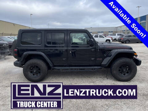 2019 Jeep Wrangler Unlimited for sale at LENZ TRUCK CENTER in Fond Du Lac WI