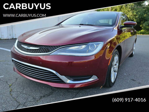 2015 Chrysler 200 for sale at CARBUYUS in Ewing NJ