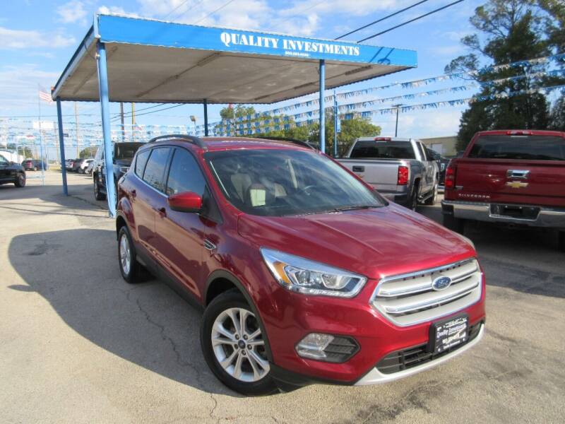 2017 Ford Escape for sale at Quality Investments in Tyler TX