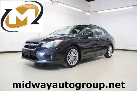 2012 Subaru Impreza for sale at Midway Auto Group in Addison TX