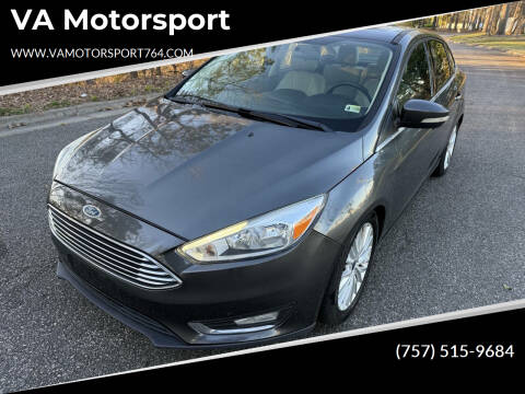 2017 Ford Focus for sale at VA Motorsport in Chesapeake VA