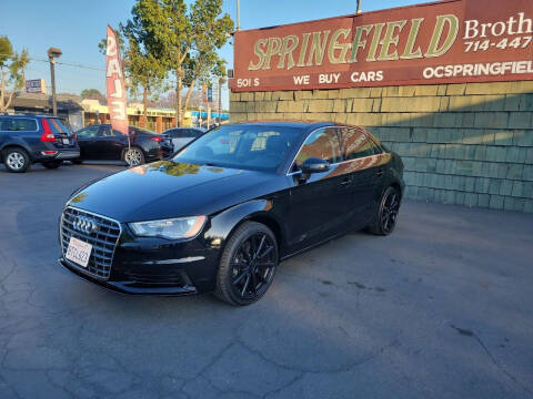 2015 Audi A3 for sale at SPRINGFIELD BROTHERS LLC in Fullerton CA