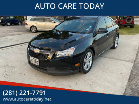 2014 Chevrolet Cruze for sale at AUTO CARE TODAY in Spring TX