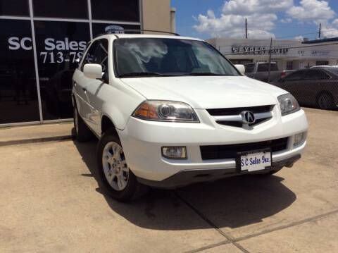 2004 Acura MDX for sale at SC SALES INC in Houston TX