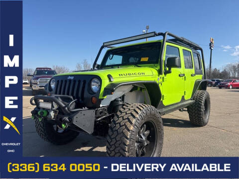 2012 Jeep Wrangler Unlimited for sale at Impex Chevrolet GMC in Reidsville NC